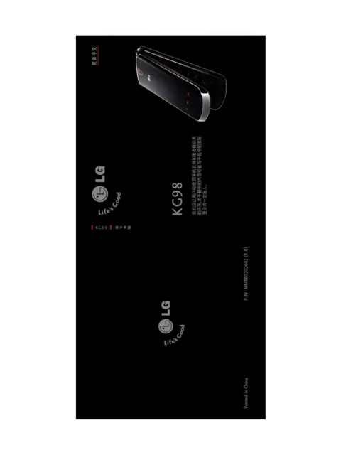 LG KG98.ACHNBK